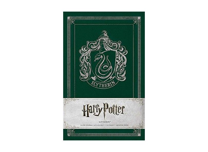 Harry Potter Slytherin Hardcover Ruled Journal - Capa Dura - 9781608875610