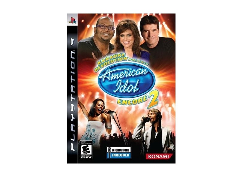 Jogo Karaoke Revolution: American Idol Encore 2 Konami PS3