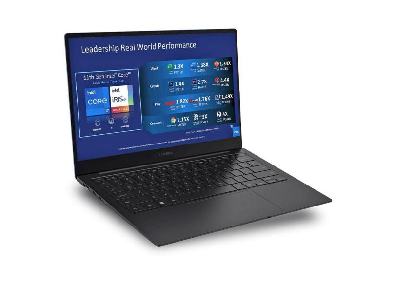Notebook Conversível Samsung Intel Core i7 1165G7 11ª Geração 16.0 GB de RAM 1024.0 GB 15.0 " Full Touchscreen Windows 10 Galaxy Pro 360
