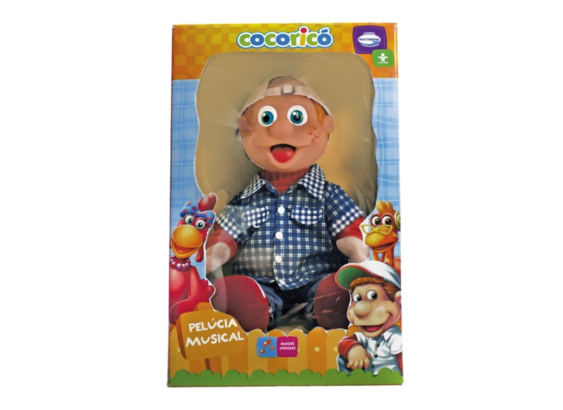 Boneco Cocoricó Júlio Musical 7134 - Multibrink