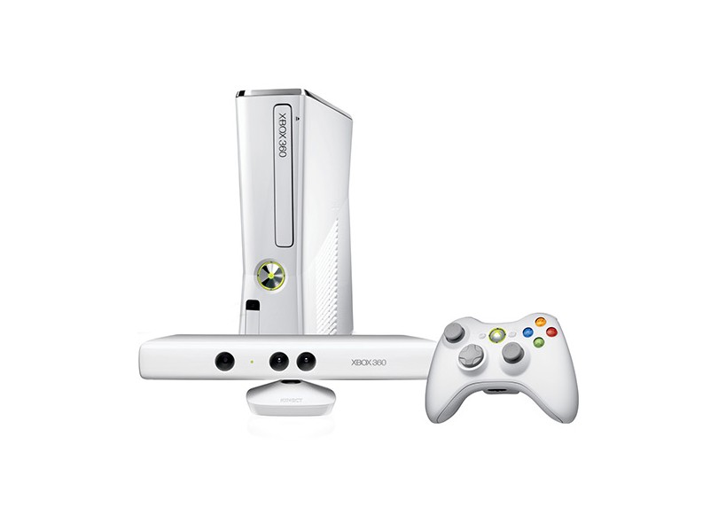 Microsoft XBOX 360 Edição Especial Branco com Kinect