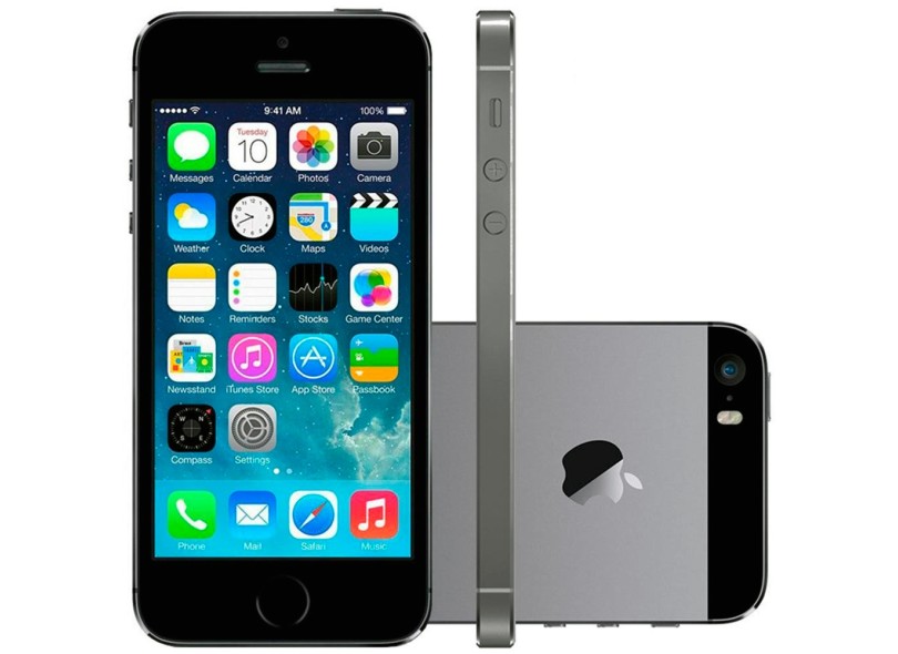 Smartphone Apple iPhone 5S 16GB Câmera 8,0 MP Desbloqueado  Wi-Fi 3G