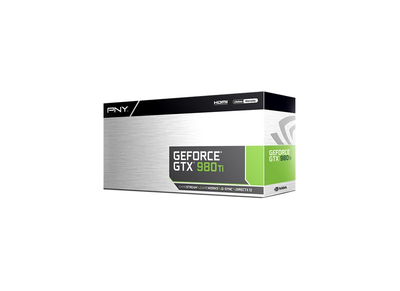 Placa de Video NVIDIA GeForce GTX 980 Ti 6 GB DDR5 384 Bits PNY VCGGTX980T6XPB-CG