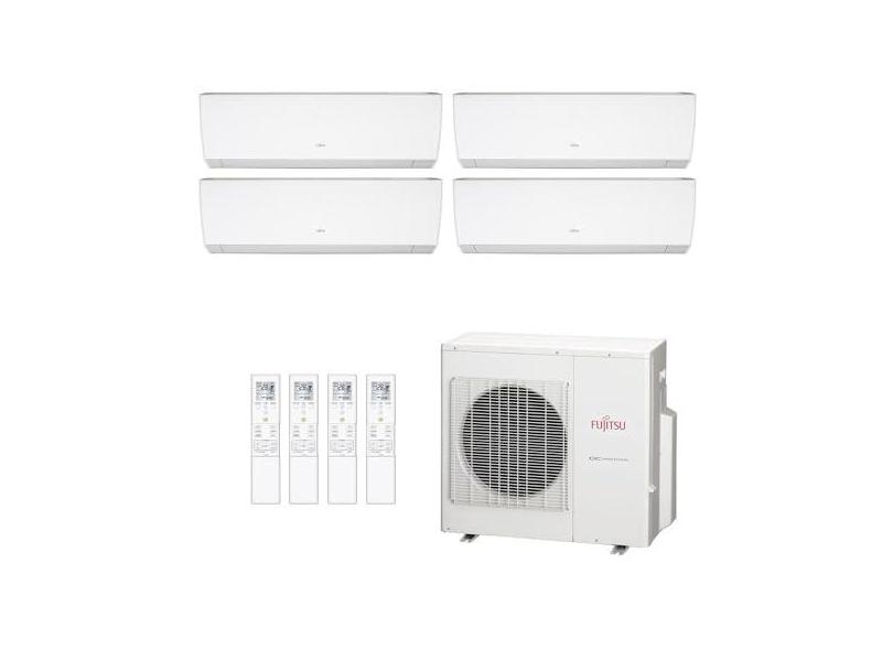 Ar-Condicionado Multi Split Inverter Fujitsu 27.000 (4x Evap HW 12.000) Quente/Frio 220V