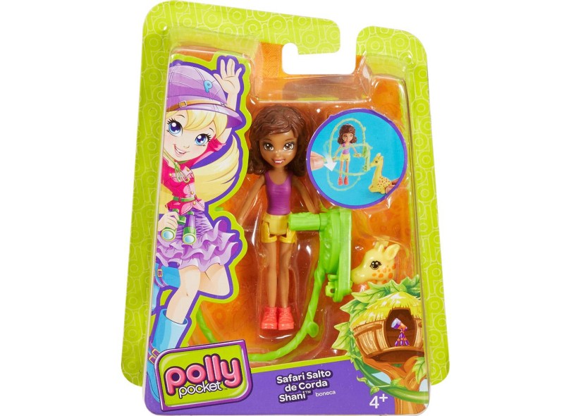 Boneca Polly Safari Salto de Corda Shani Mattel