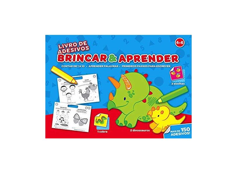 Brincar & Aprender 4-6: Livro de Adesivos - Yoyo Books, Sonnini Ruiz - 9789461957016