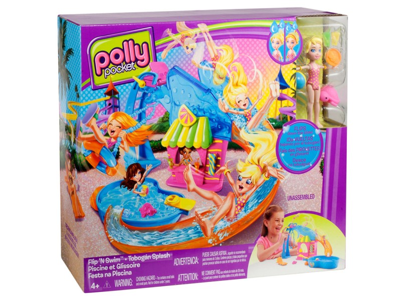 Boneca Polly Festa na Piscina 2012 W6221 Mattel
