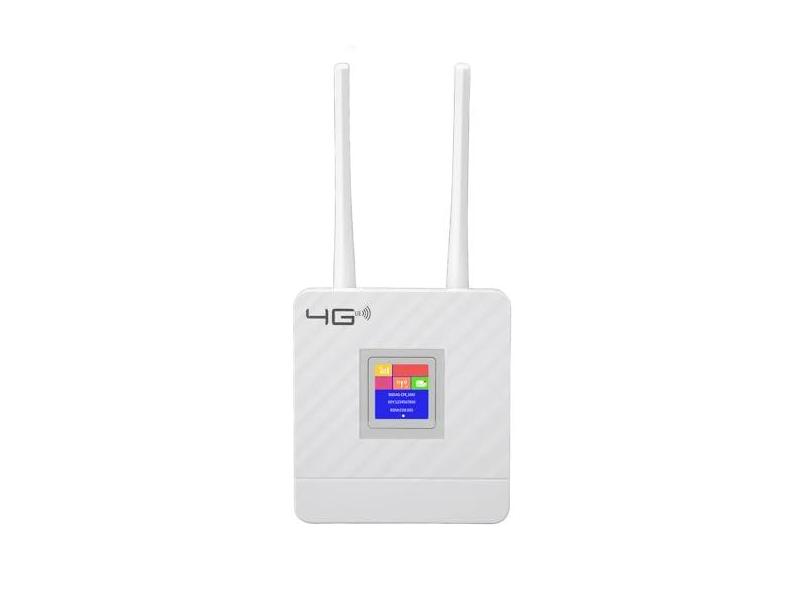 Roteador WiFi, Roteador Sem Fio 4G LTE Desbloqueado de 300 Mbps Com Slot para Cartão SIM, Roteador de Ponto de Acesso WiFi Móvel Com 2 Antenas Removíveis de Alto Ganho, Suporta