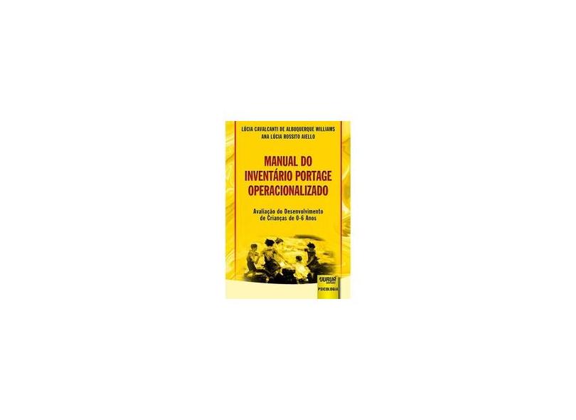 Manual do Inventário Portage Operacionalizado - Lúcia Cavalcanti De Albuquerque Williams - 9788536280851