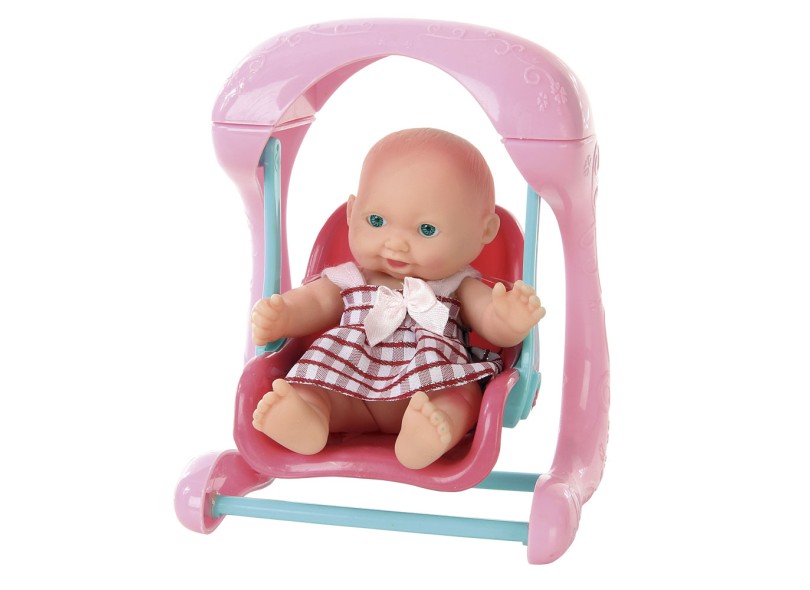 Boneca Mami Baby com Bebê Conforto Multikids