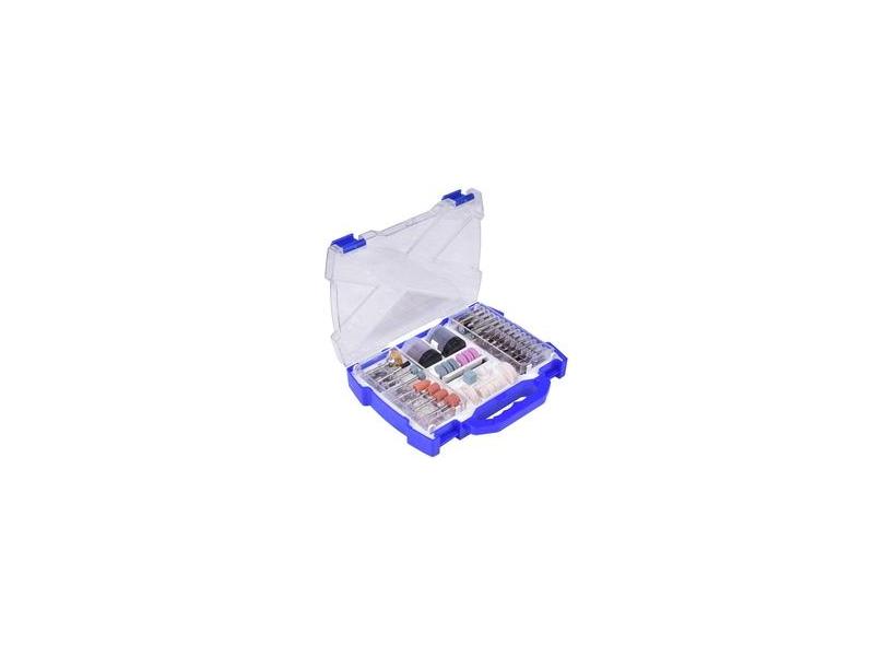 Acessórios Para Micro Mini Retífica Kit 145 Peças E Maleta 9 em ...