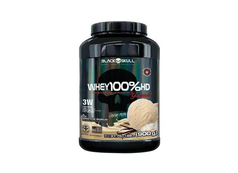 Whey 100% Hd Gourmet Pote 900G - Black Skull