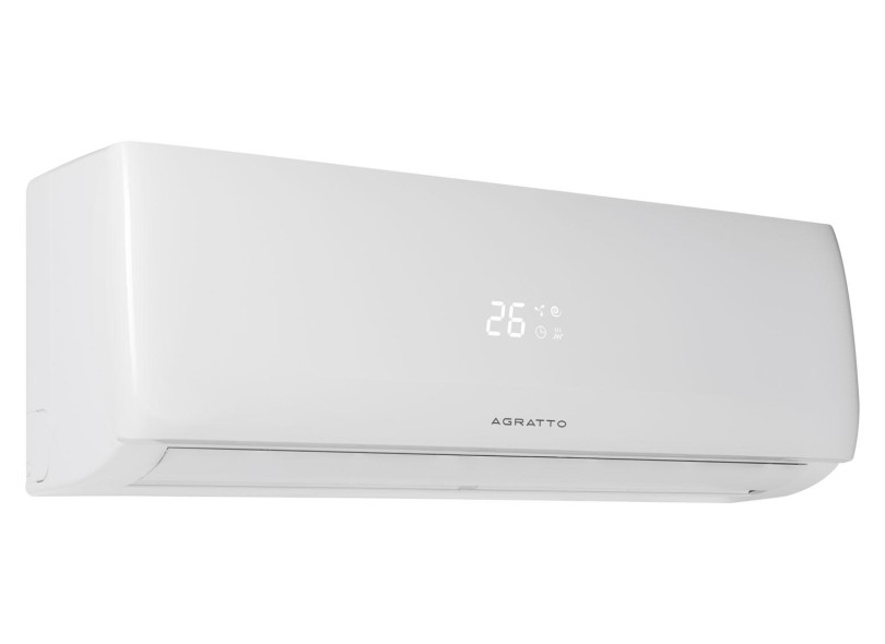 Ar Condicionado Split Hi Wall Agratto Fit 9000 BTUs Controle Remoto Quente/Frio CCS9QFI-R402 / CCS9QFE-R402