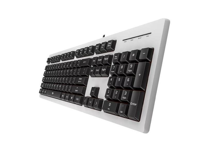 Teclado Mecanico Aigo V600 - Prata (Silent Desing)