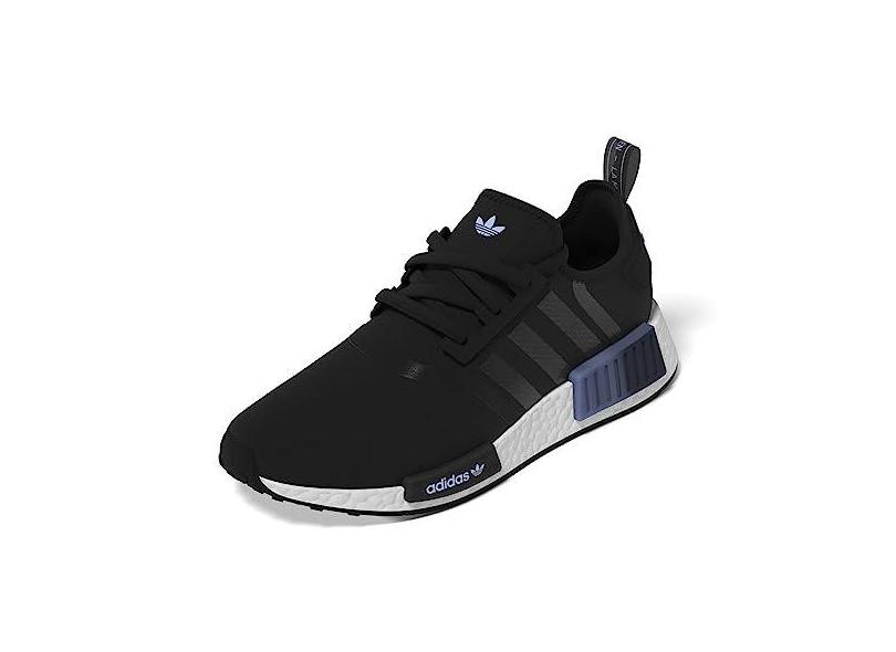 adidas Tênis feminino NMD R1, Preto/Branco/Azul Dawn, 36