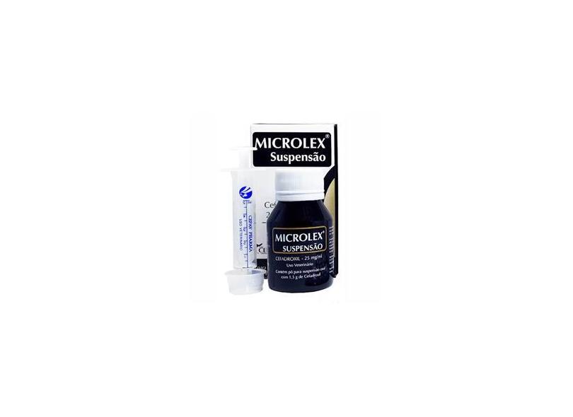 Microlex Suspensão Cefadroxil 25mg/mL com o Melhor Preço é no Zoom