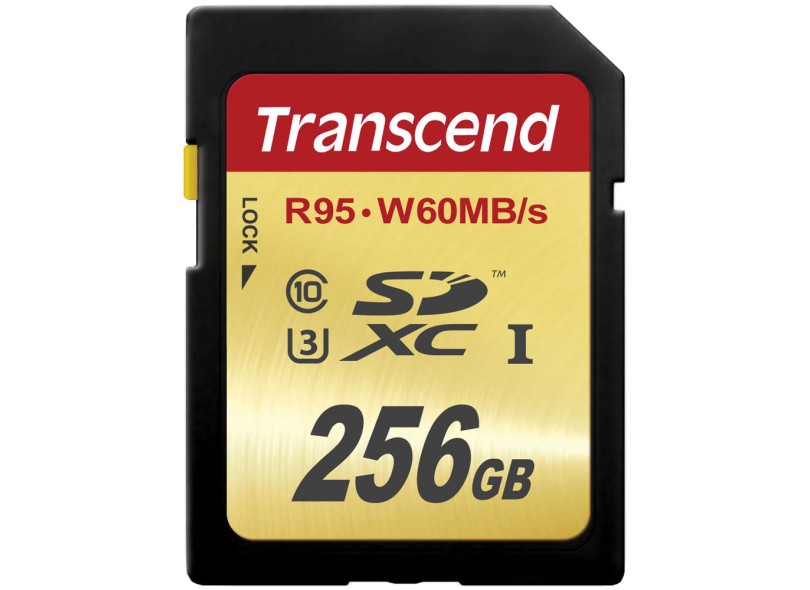 Cartão de Memória SDXC Transcend Ultimate 256 GB TS256GSDU3