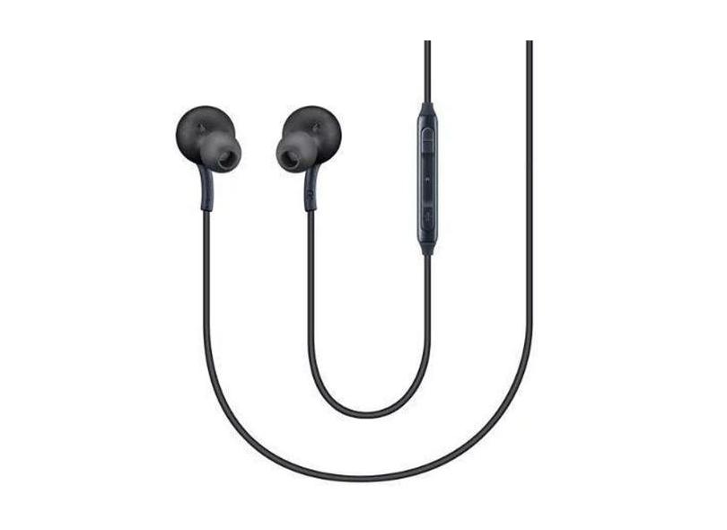 Fone De Ouvido In-Ear Samsung Intrauricular Preto Com Fio