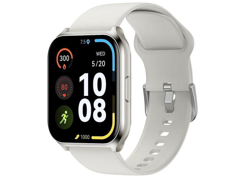 Relogio Smartwatch Haylou Watch 2 Pro S001 - Tela Tft De 1.85 - Prata