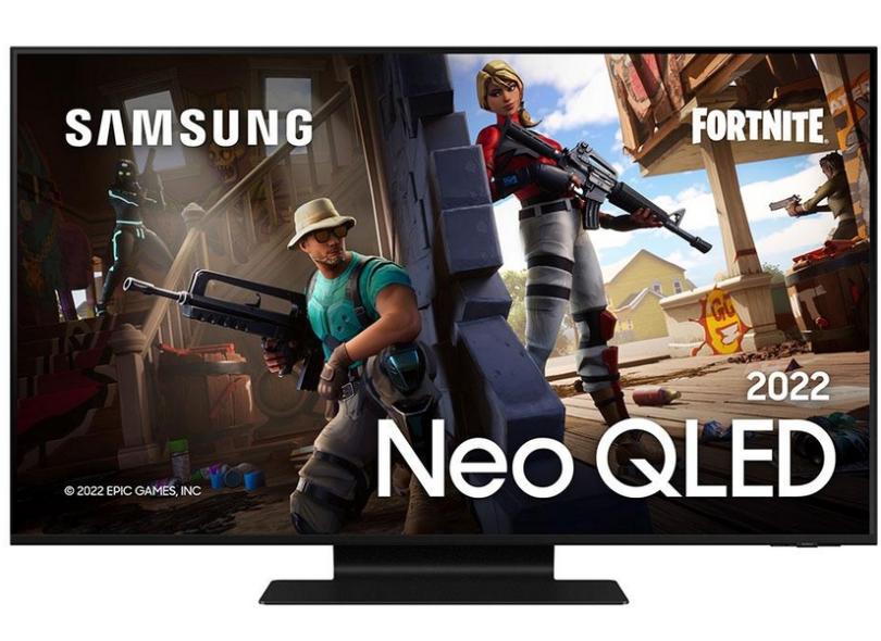 Smart TV Neo QLED 50 Samsung 4K HDR QN50QN90BAGXZD 4 HDMI com o