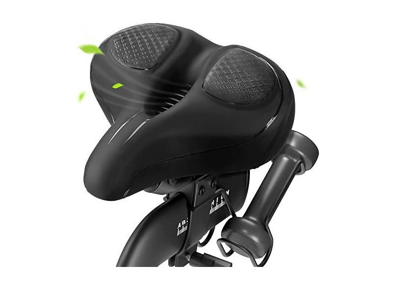 Assento de bicicleta grande para Peloton Bike & Bike+, assentos de substituição de selim de bicicleta largos compatíveis com bicicletas Peloton, bicicletas ergométricas ou de estrada, almofada de