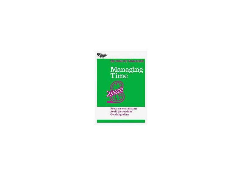 Managing Time - Capa Comum - 9781625272249