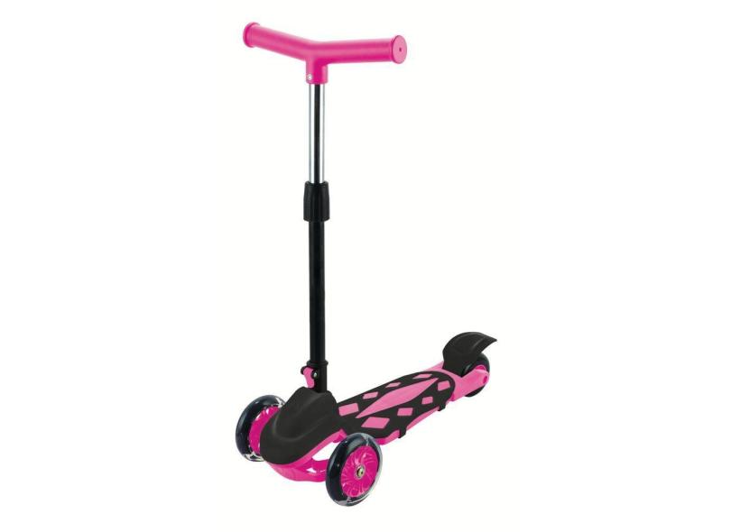 Patinete Radical Infantil Dobravel Com 3 Rodas 40Kg Azul