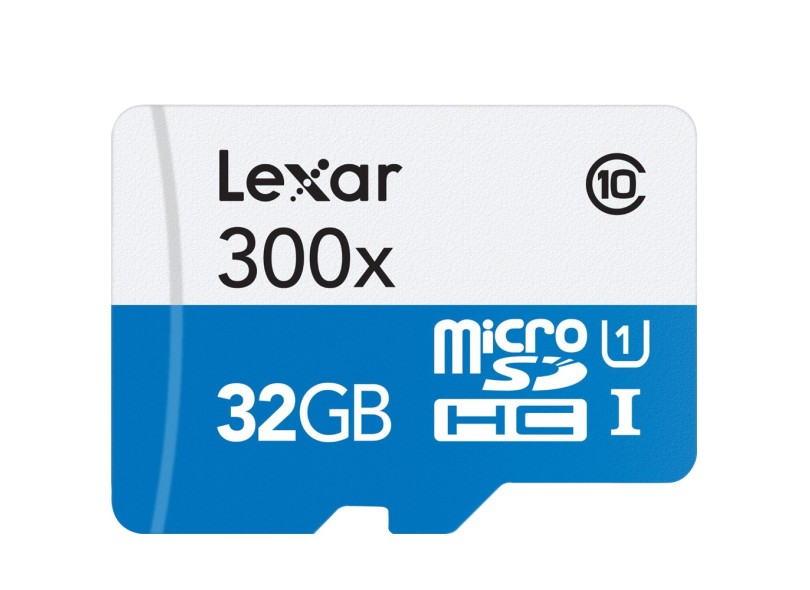 Cartão de Memória Micro SDHC com Adaptador Lexar 32 GB LSDMI32GBB1NL300A