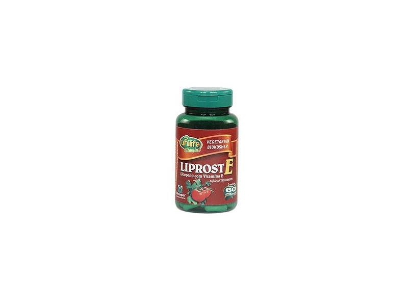Liprost E - Licopeno com Vitamina E 450mg 60 cápsulas Unilife com o ...