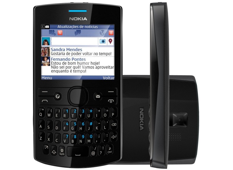 Celular Nokia Asha 205 Câmera 0,3 MP 2 Chips