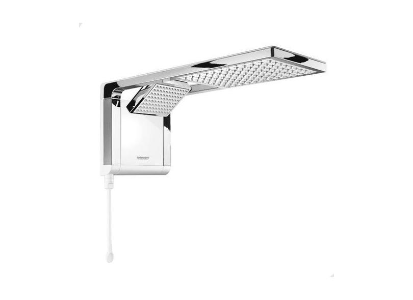Chuveiro Ducha Branco Com Cromado Acqua Duo 220v 7800w Lorenzetti, 780