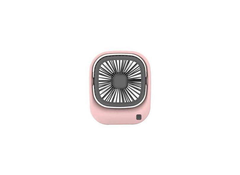 Mini ventilador portátil recarregável de mesa 3 velocidades - NEW-ION,