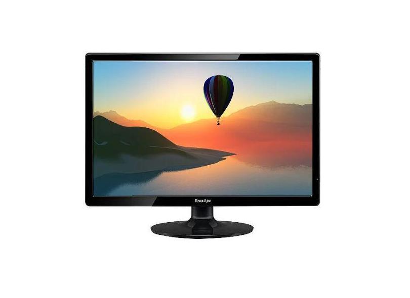 Monitor Led 15,4" Brazilpc 15bpc-kan Preto Widescreen Box - BRAZIL PC