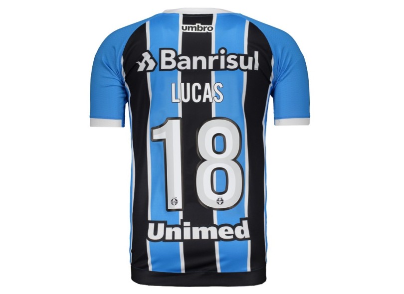 Camisa Torcedor Grêmio I 2017/18 Com Nome e Número Umbro