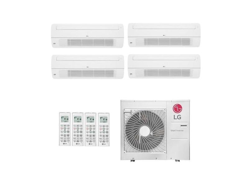 Ar-Condicionado Multi Split Inverter LG 30.000 (2x Evap Cassete 1 Via 9.000 + 2x Evap Cassete 1 Via 12.000) Quente/Frio 220V