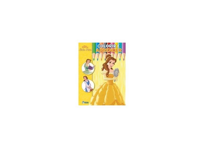 A Bela e a Fera - Coleção Disney Colorir Grande - Jefferson Ferreira - 9788533938878