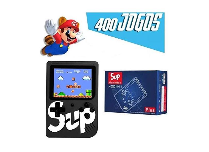 Mini Game Portátil Retrô Sup Game Box Plus Com 400 Jogos