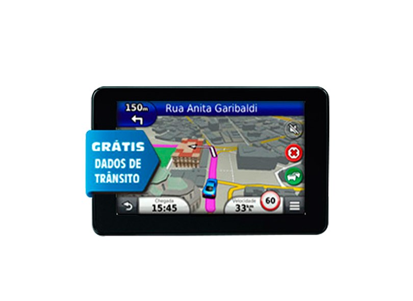 GPS Automotivo Garmin Nüvi Cromo 5 "