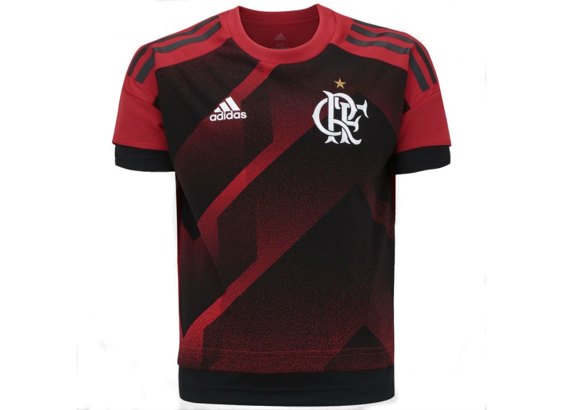 Camisa Treino Infantil Flamengo I 2017 Adidas