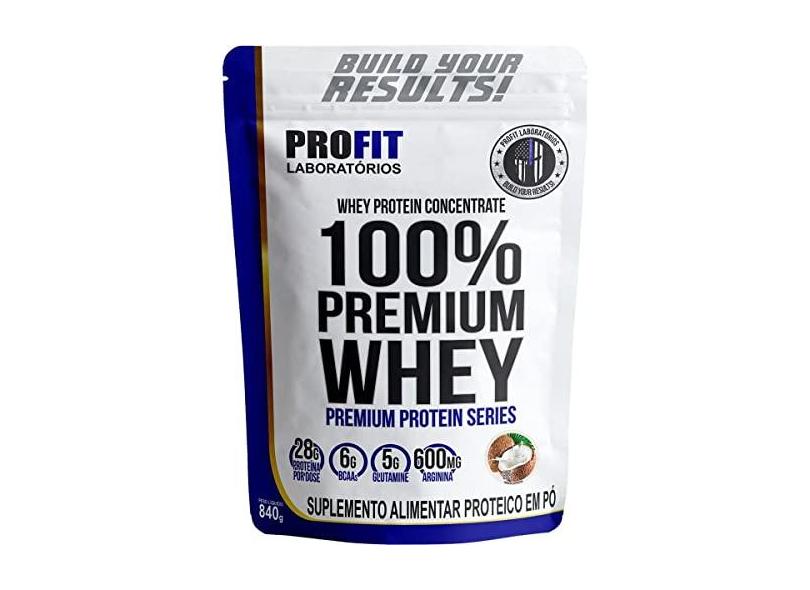 PROFIT LABORATÓRIO 100% Whey Premium - 840G Refil Coco - Profit Laboratórios