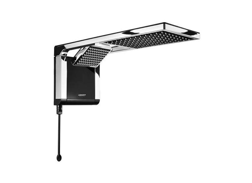 Chuveiro Elétrico Lorenzetti Acqua Duo Ultra 127V 5500W Preto e Cromad