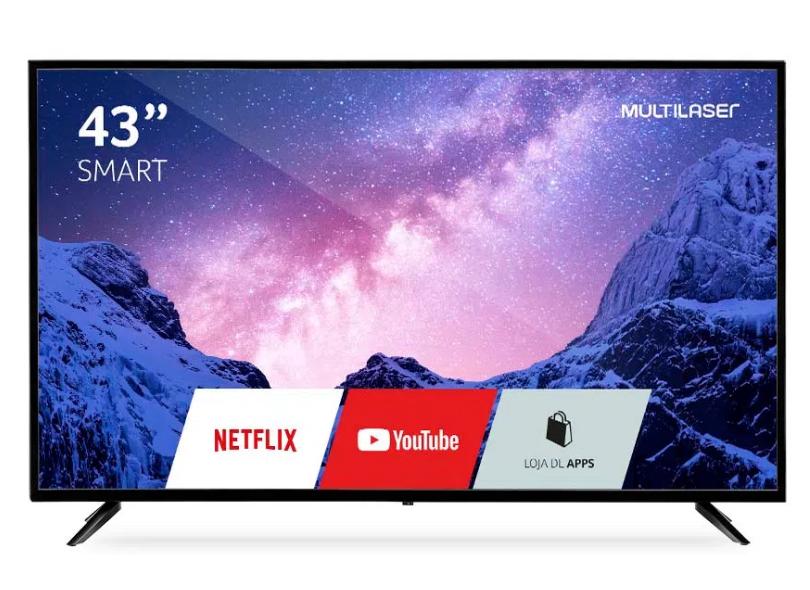 Smart TV TV LED 43.0 " Multilaser Full TL027 3 HDMI