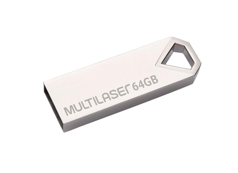 Pen Drive Multilaser 64 GB USB 2.0 Diamond