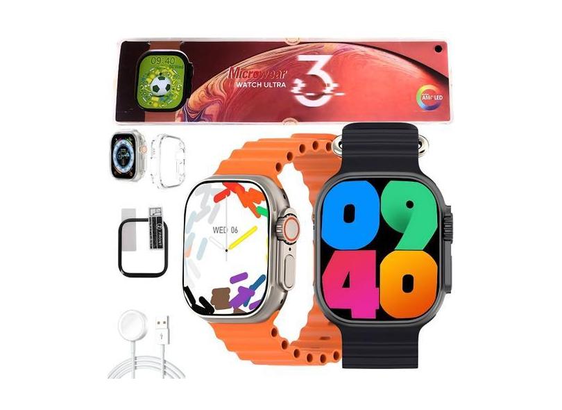 Relógio Inteligente Smartwatch Watch Ultra 3 Masculino Feminino 49mm C