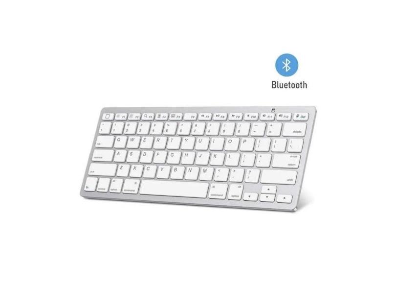 Teclado Slim sem Fio Bluetooth Português ABNT2 - Athlanta