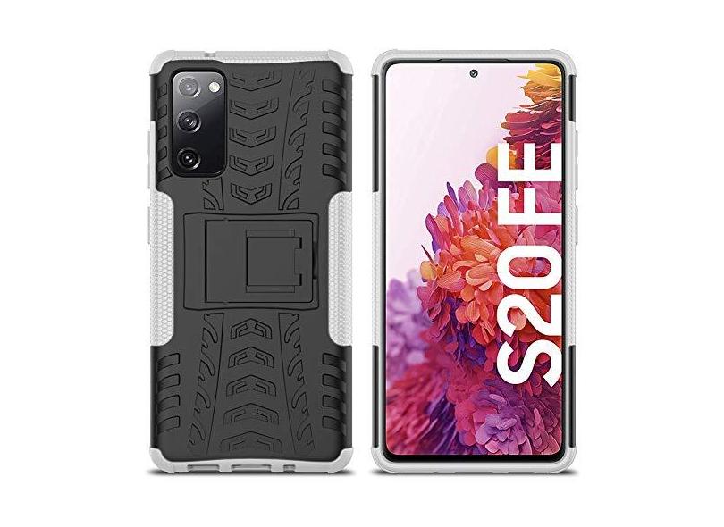 MOONCASE Capa para Samsung Galaxy S20 FE, camada dupla 2 em 1, capa ...