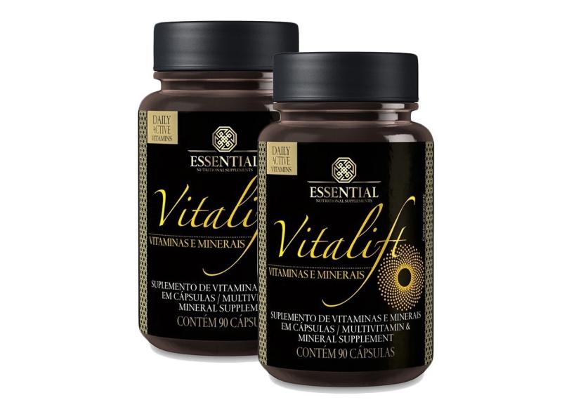 2x Polivitamínico Vitalift Essential - 180 Cápsulas Com O Melhor Preço ...