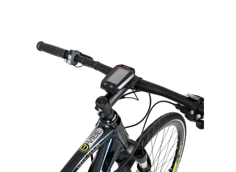 Bicicleta Elétrica Caloi Aro 700 Suspensão Dianteira a Disco E-Vibe City Tour