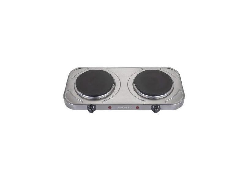 Fogão Elétrico De Mesa Portátil 110v/220v Agratto 2000W 2 Bocas, 220V