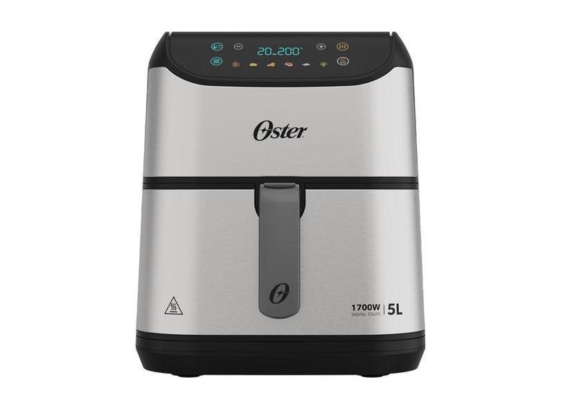 Fritadeira Digital Inox Oster 5l Com Painel Touch OFRT930-127 / OFRT930-220